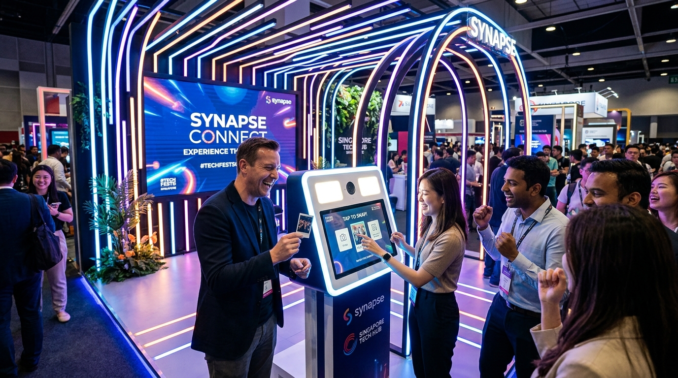 High-Tech Interactive Event Booth Activation Singapore