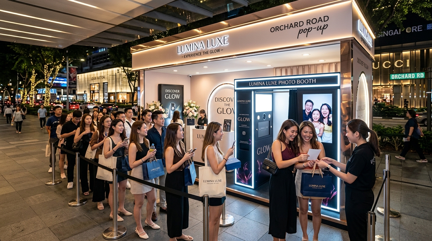 Orchard Road Brand Activation Pop-Up Photo Booth Experience