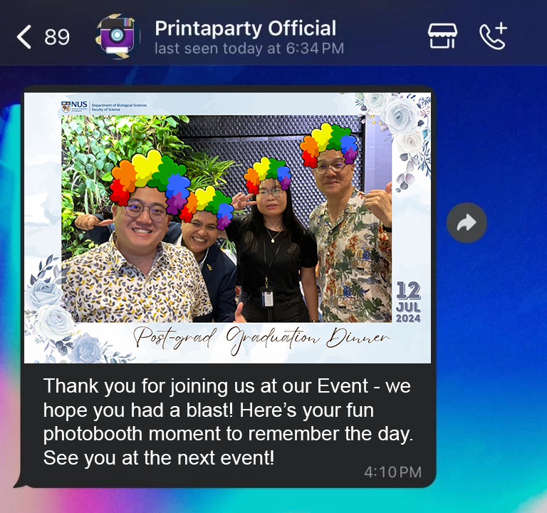 AR Photobooth in Singapore by Printaparty
