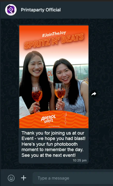 Boomerang Booth in Singapore by Printaparty