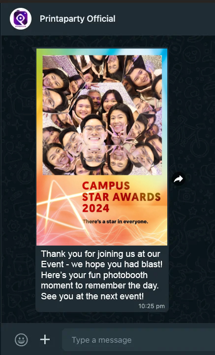 Kaleidoscope Booth in Singapore by Printaparty