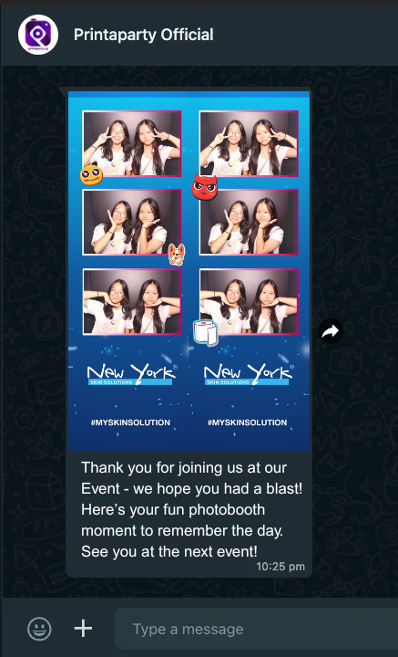 Neoprint Photo Booth in Singapore by Printaparty