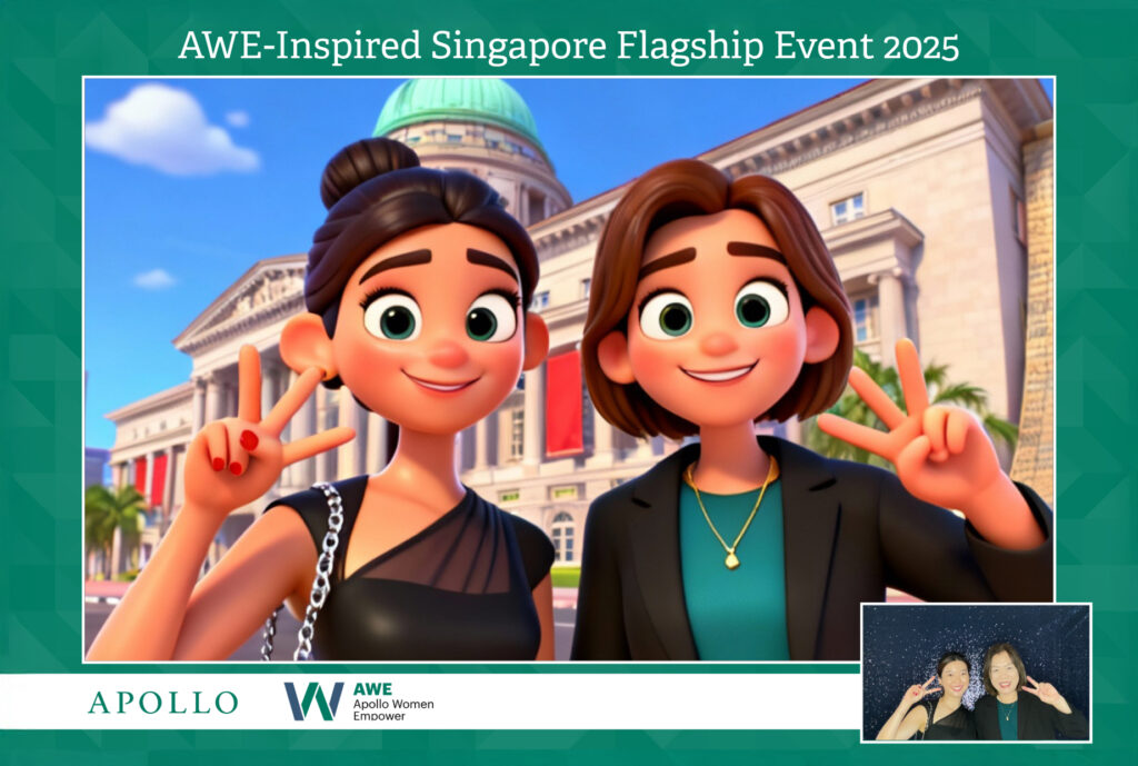 AI Cartoon Photo Booth in Singapore by Printaparty