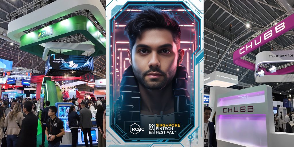 Singapore Fintech Festival AI Photobooths by Printaparty