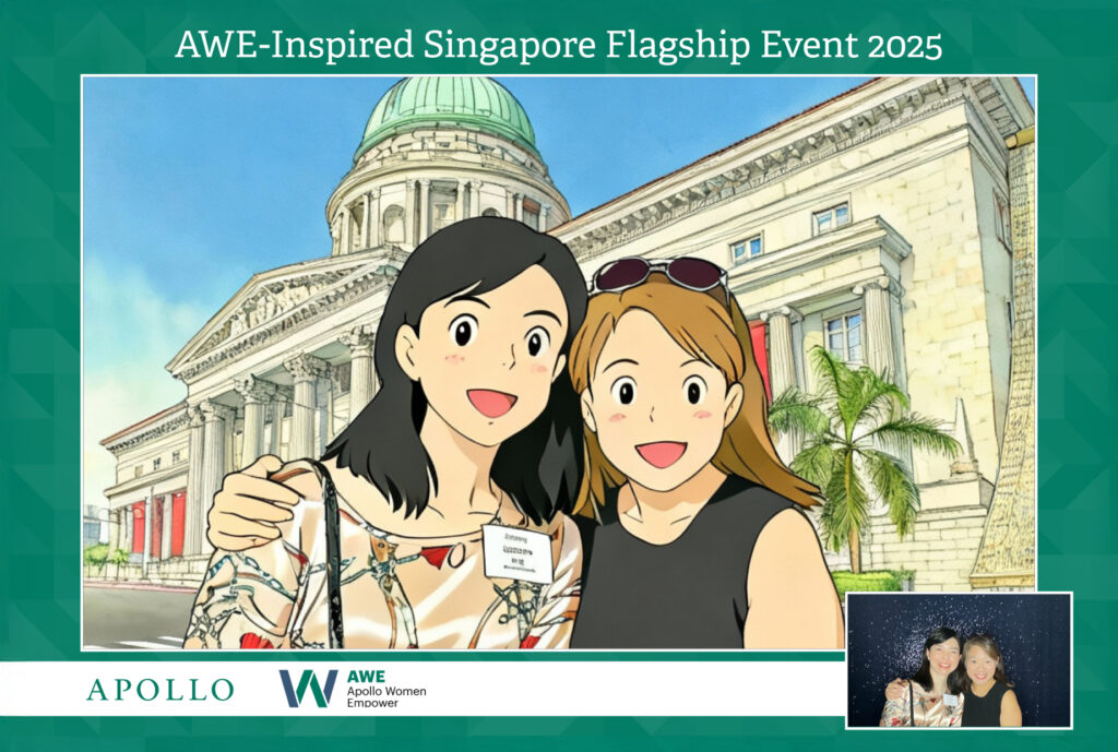 AI Cartoon Photo Booth in Singapore by Printaparty