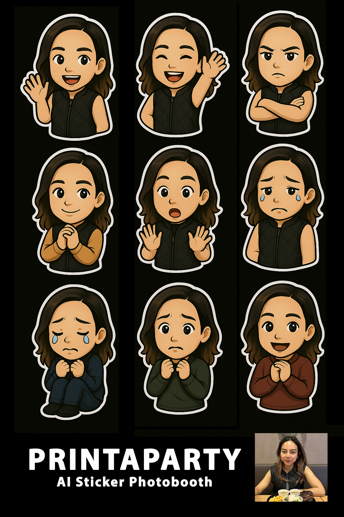 AI Sticker Photobooth by Printaparty