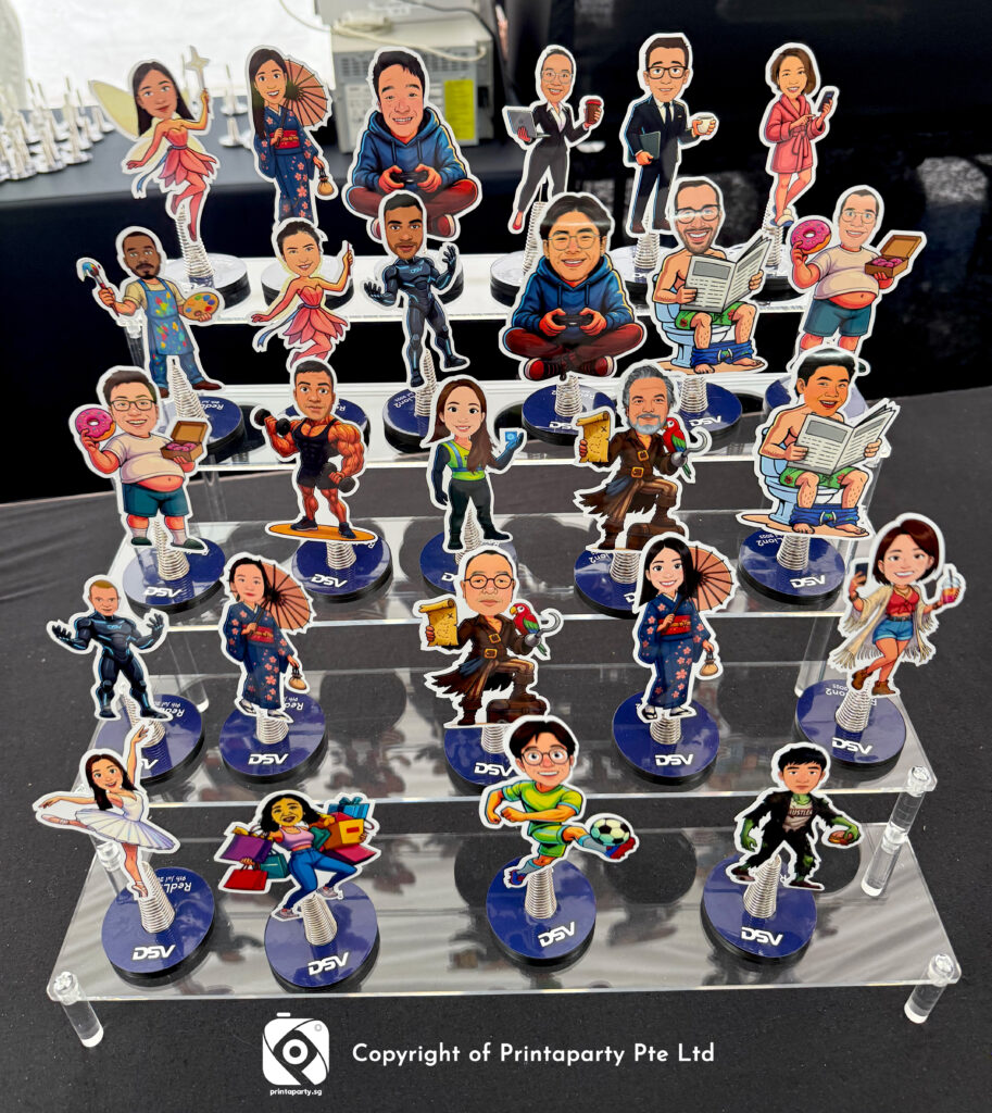 Printafigur - AI Cartoon, Mini Figurine, Printafigur , mini photo, mini me, bobble head, door gift