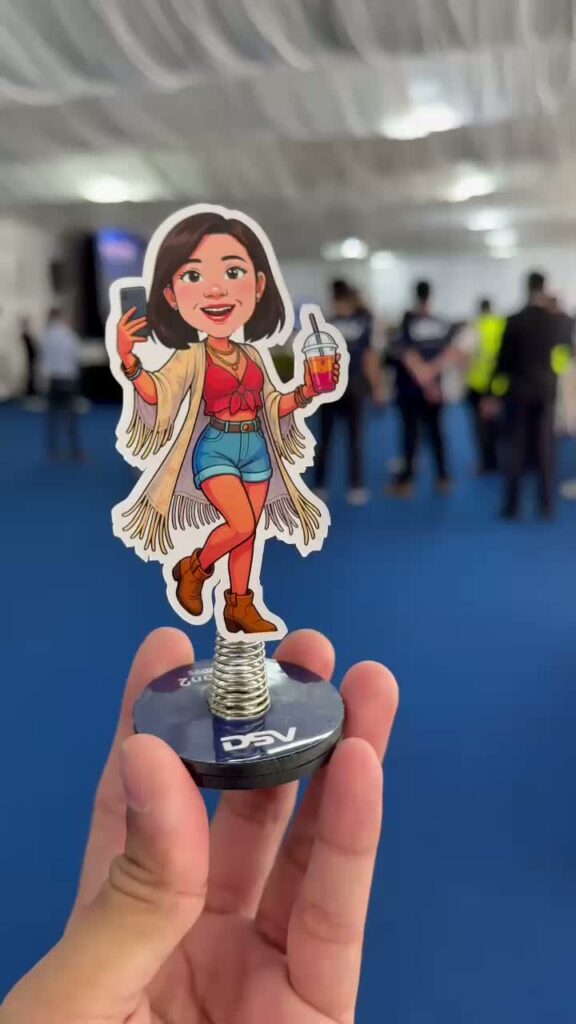 Printafigur Photo Booth - AI Cartoon Mini Figurine by Printaparty