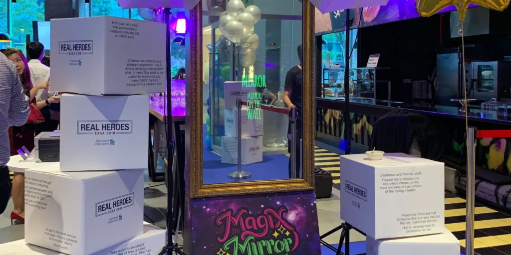 Magic Mirror Photo Booth in Singapore by Printaparty
