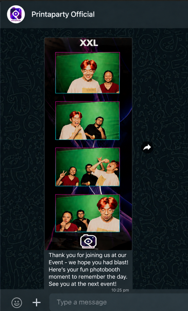 Extra large XXL Prints Photobooth