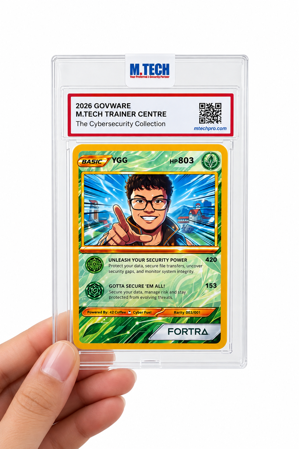 Platinum Tier - Custom photocard in PSA Style card slab